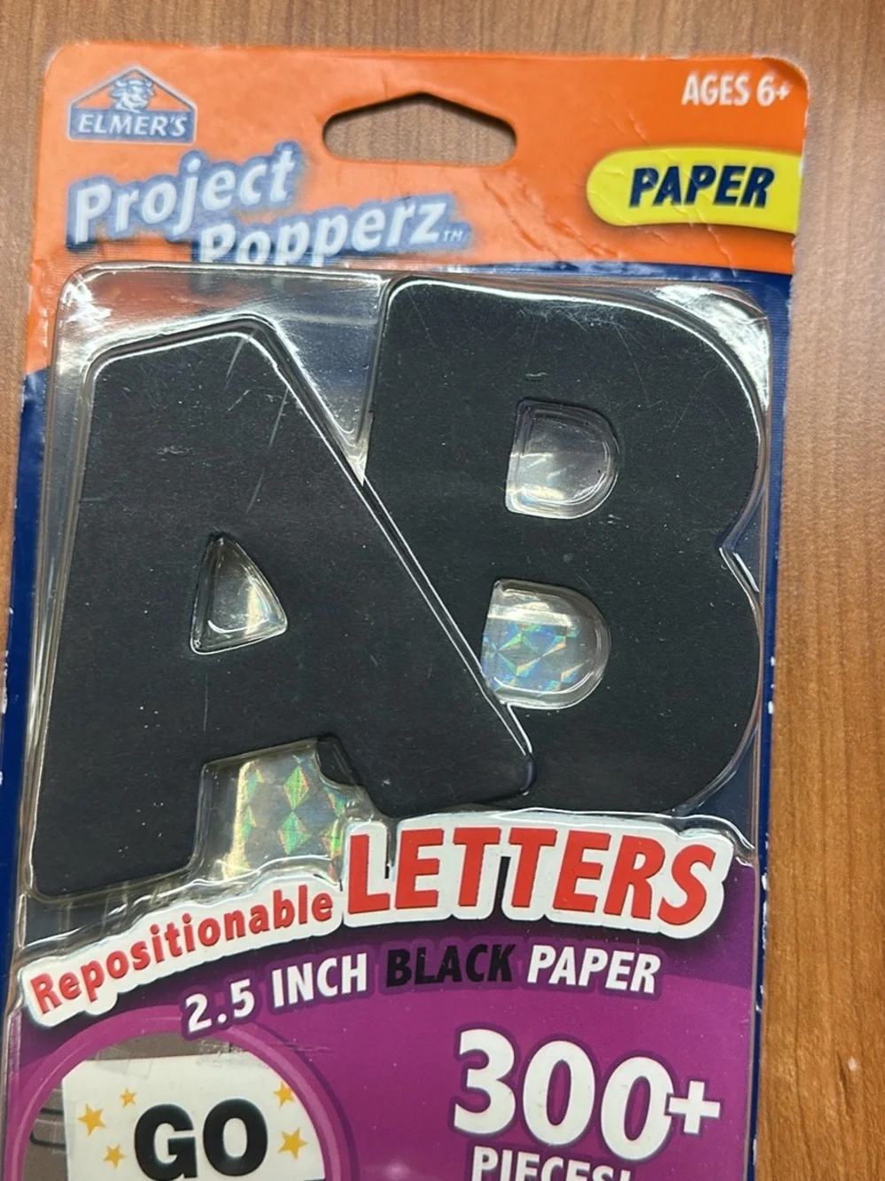 Project Popperz Black Repositionable Paper Letters - 2.5 inch